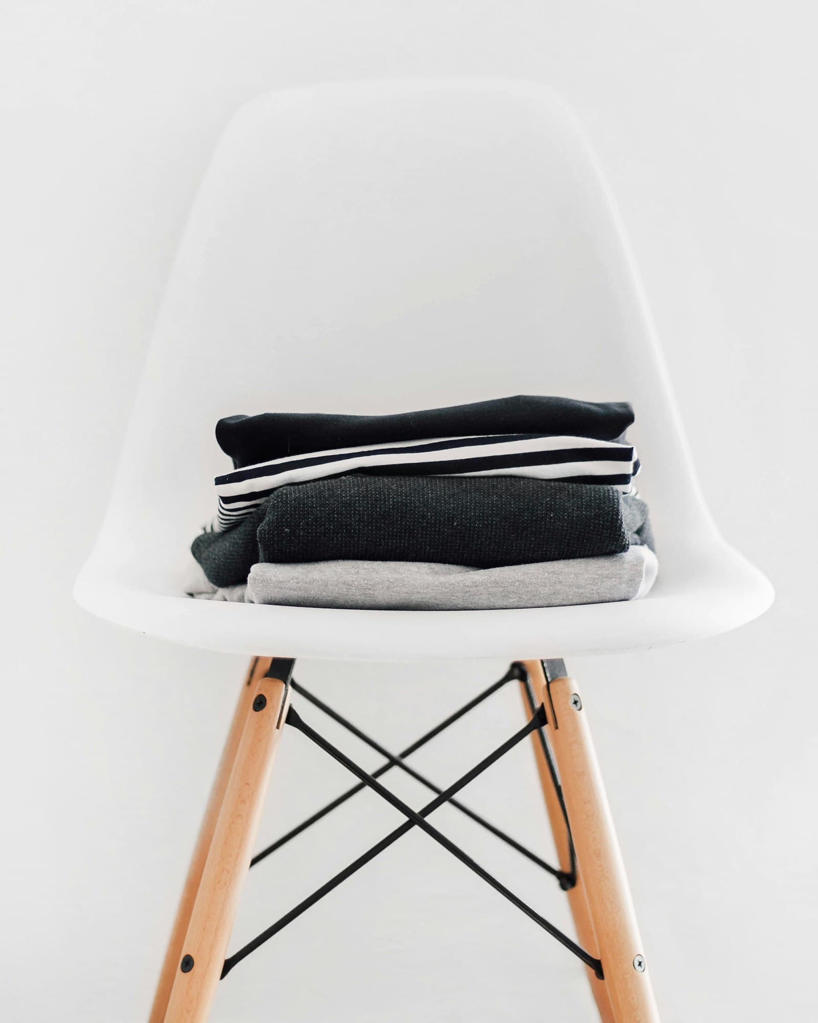 Áo thun cotton Supima cổ tròn trắng