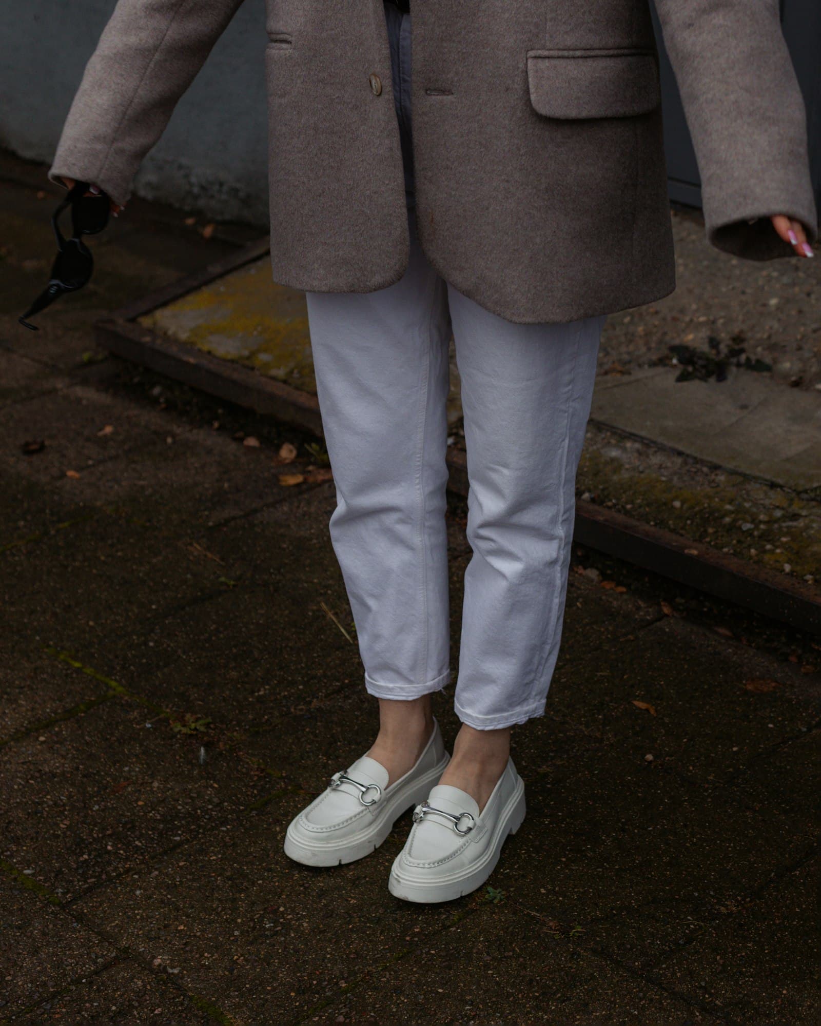 Blazer linen không lót be cát