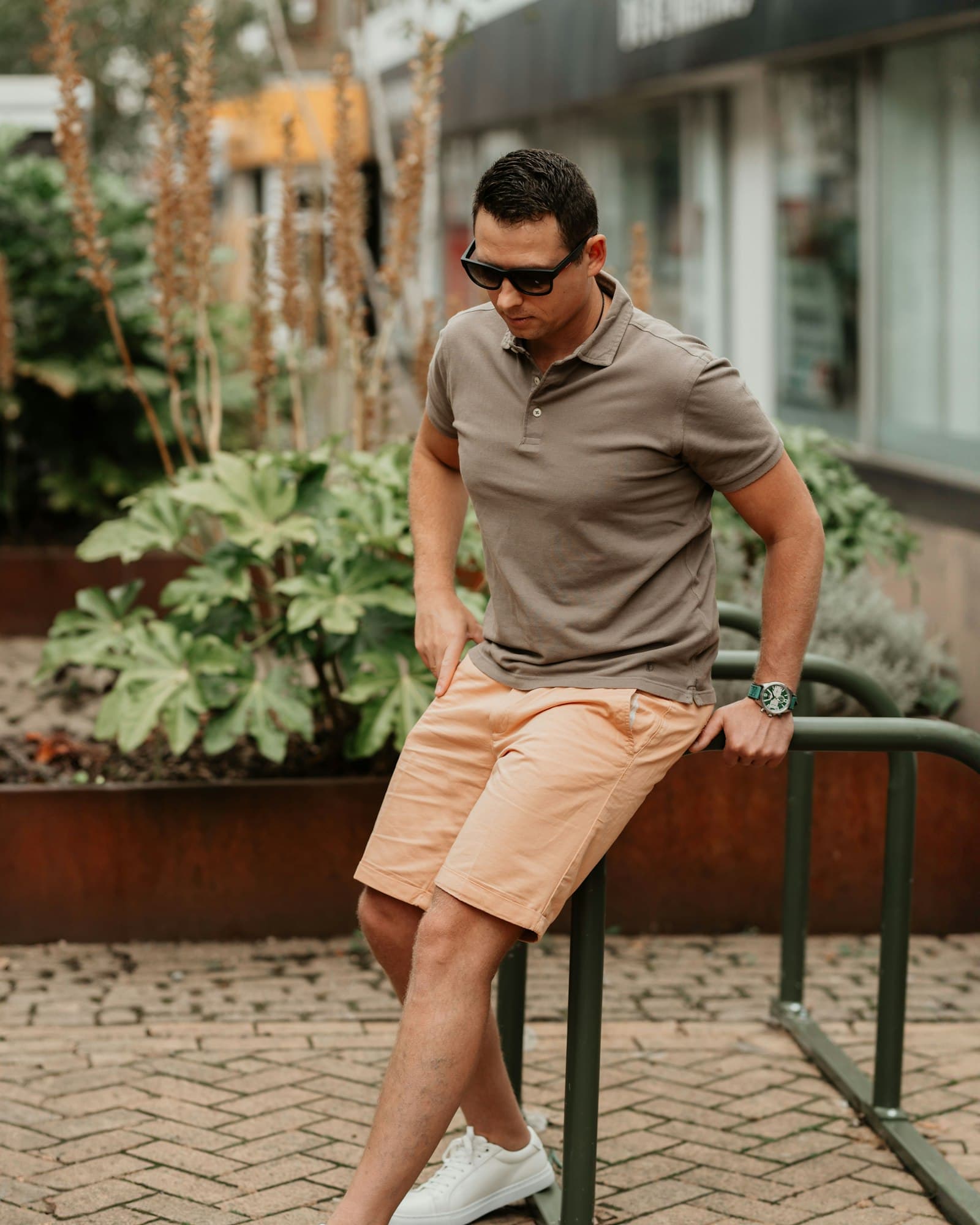Quần short chinos be dài 18 cm